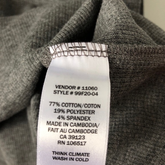 Northern Reflection NWT charcoal thermal waffle XL - Picture 4 of 6